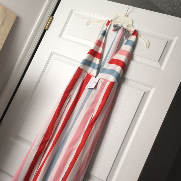 F L A S H • SALE NWT • ASOS Glamorous Striped Beach Dress - Picture 12 of 15